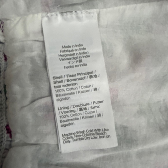 J. Crew Smocked Tiered Mini Skirt BR644 Size: Medium NWT - Picture 9 of 11